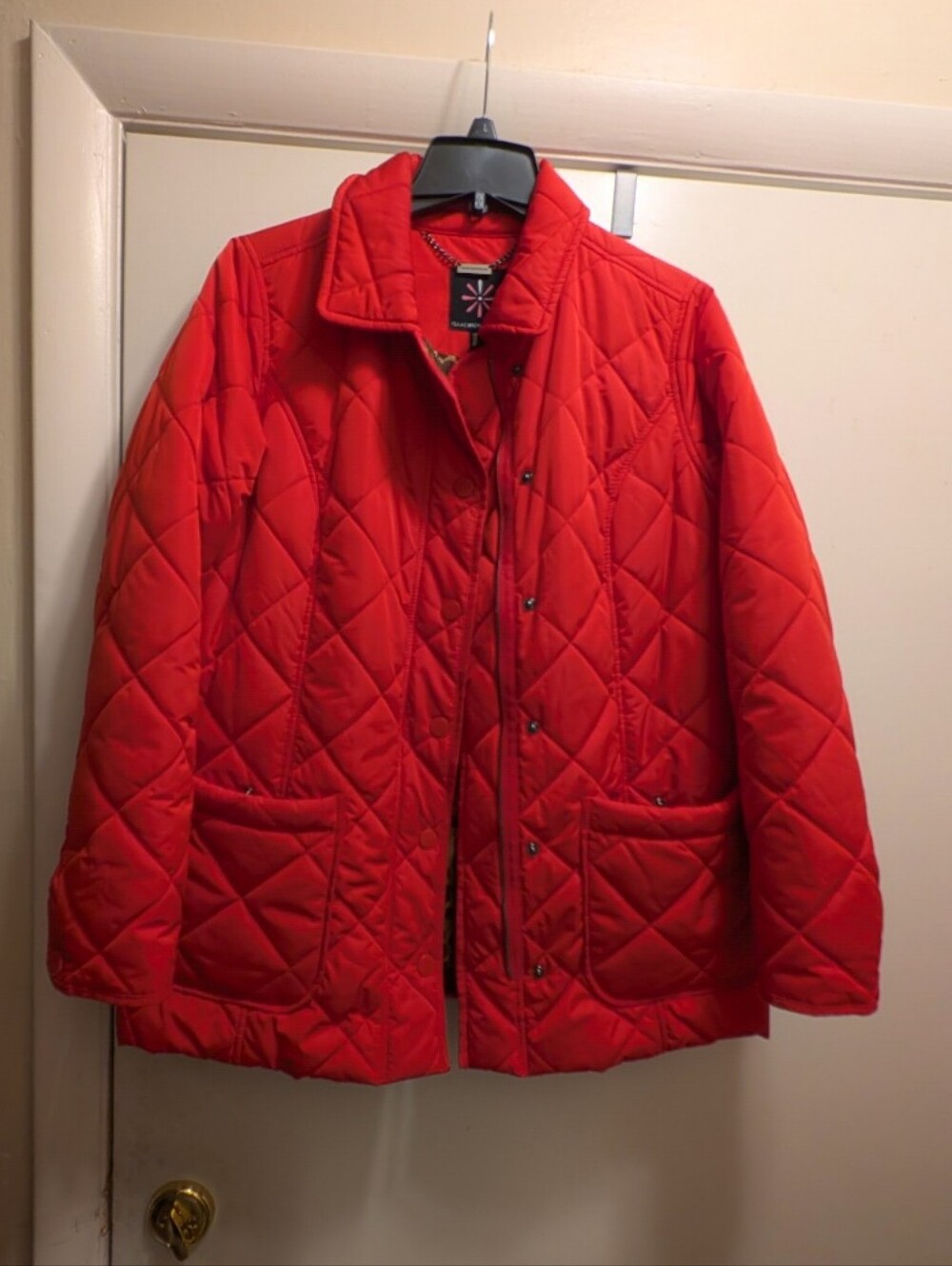Isaac Mizrahi Quilted Barn Jacket Size Small